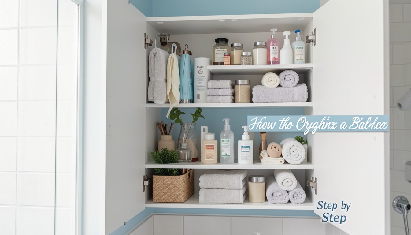 How to Organize a Bathroom Cabinet Step by Step